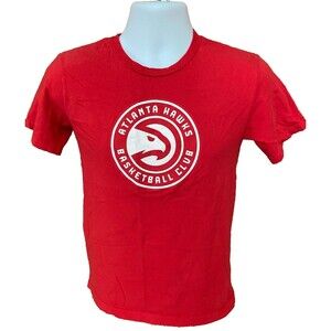 Fanatics Atlanta Hawks Red Logo T-Shirt Size Youth Large - NWOT